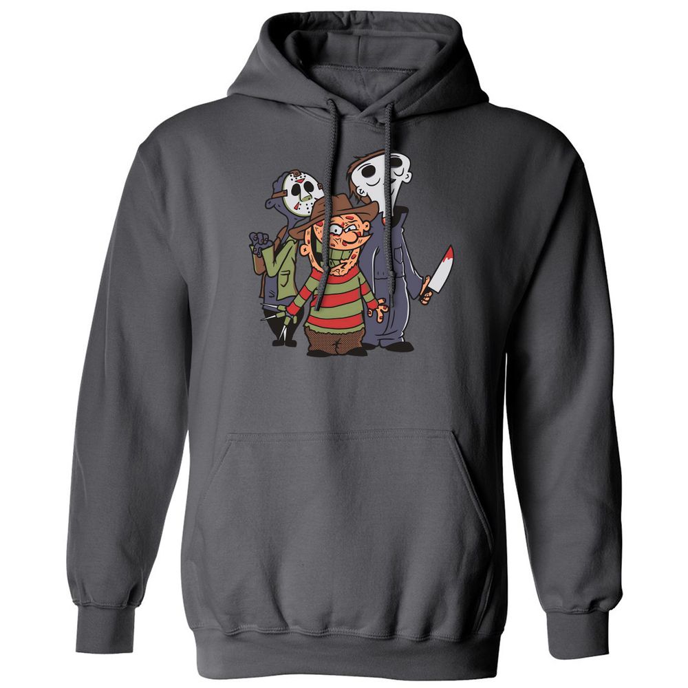 Classic Unisex Hoodie - DJEGFKGT - Charcoal - 7