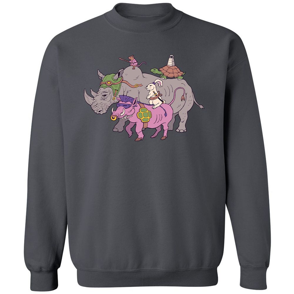 Classic Unisex Sweatshirt - 4NHY64B6 - Charcoal - 7