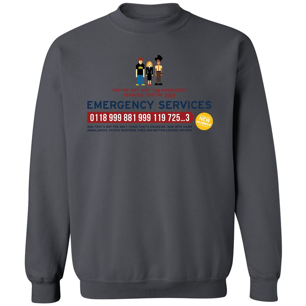 Classic Unisex Sweatshirt - SB2V4VY7 - Charcoal - 7