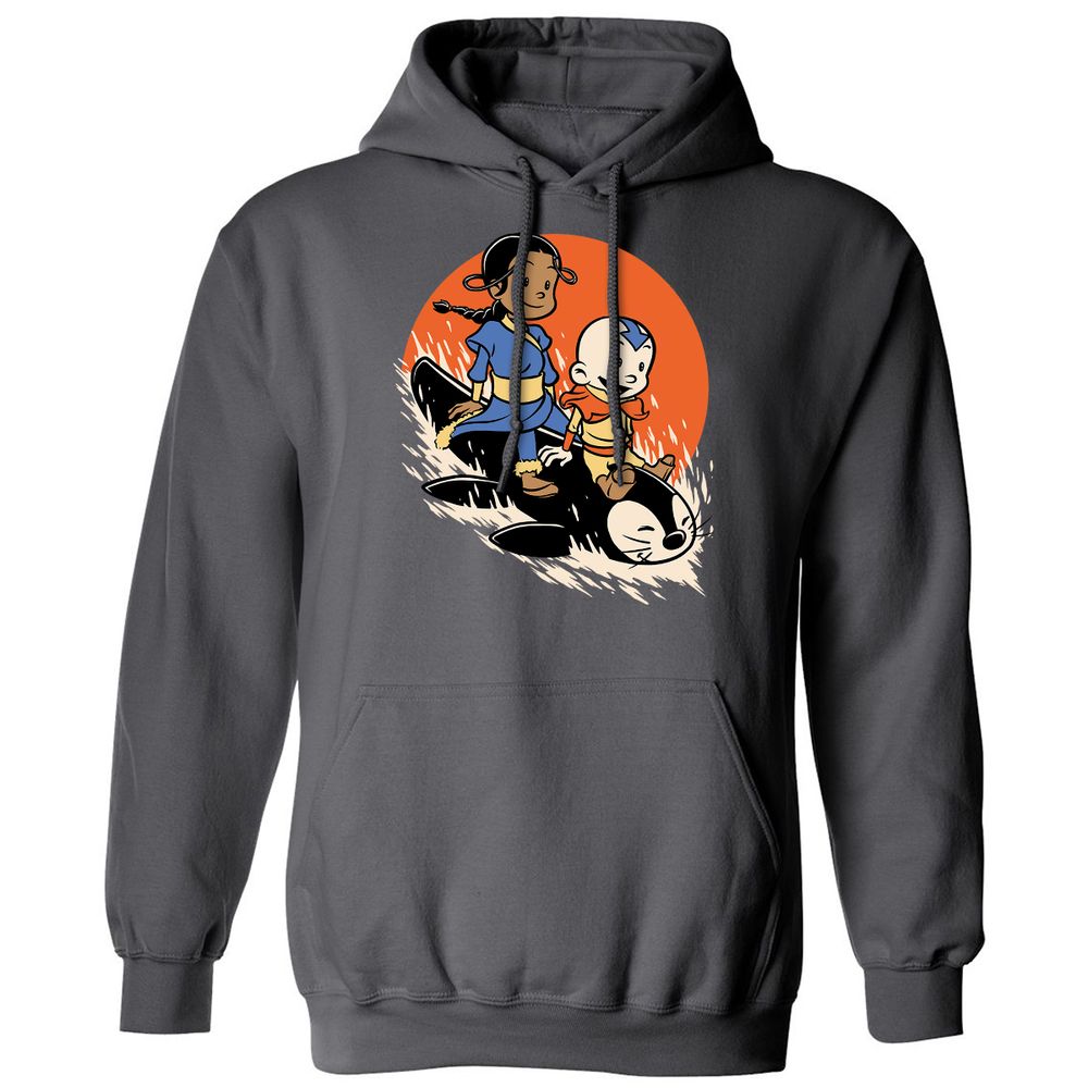 Classic Unisex Hoodie - TE9F5URM - Charcoal - 7