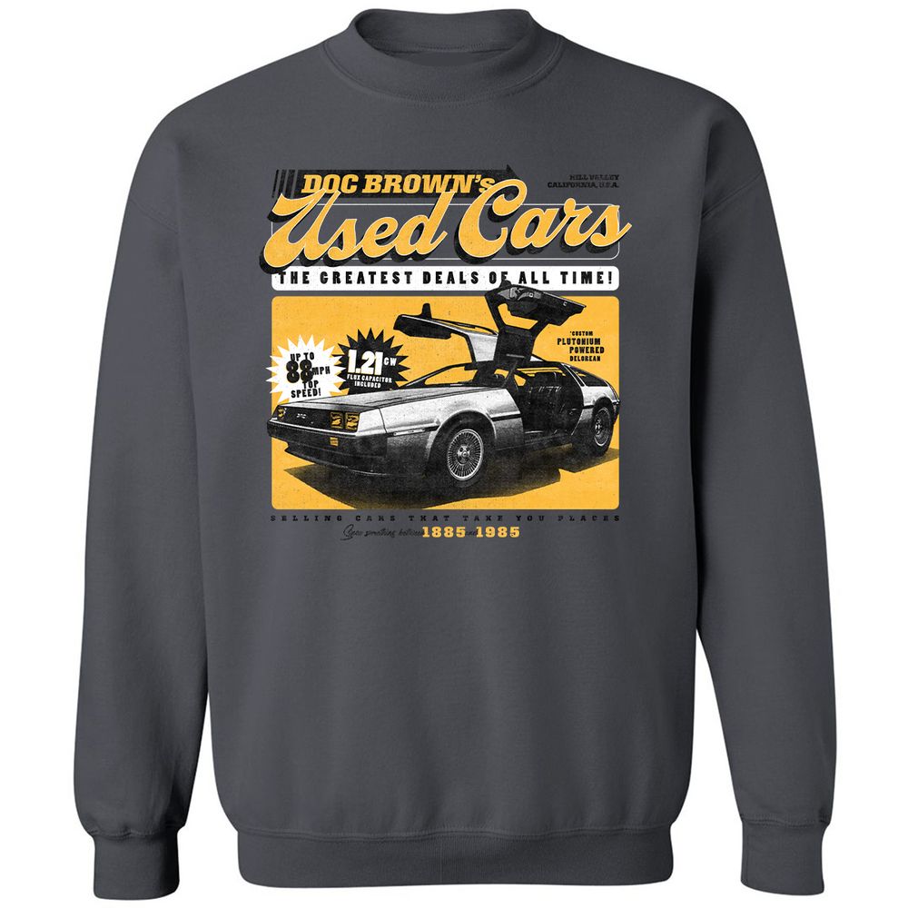 Classic Unisex Sweatshirt - MVC8HFM7 - Charcoal - 7