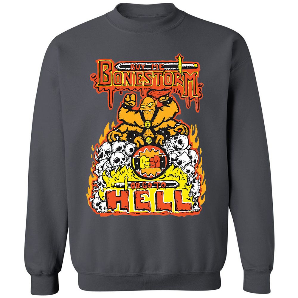 Classic Unisex Sweatshirt - A3U8XR5F - Charcoal - 7