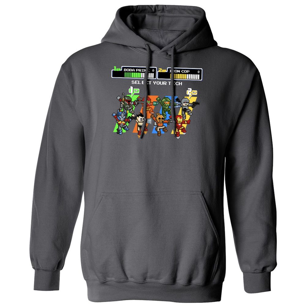 Classic Unisex Hoodie - VW9S91PR - Charcoal - 7