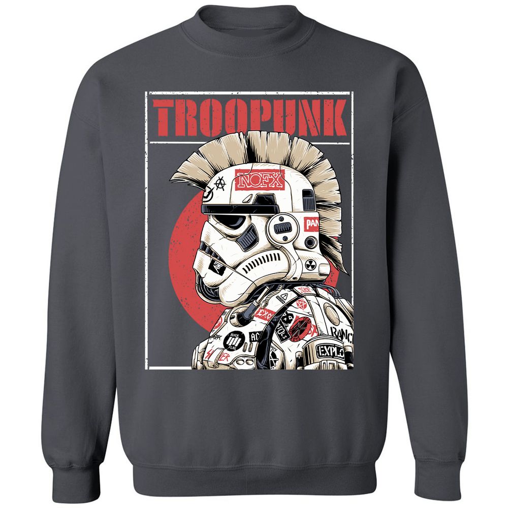 Classic Unisex Sweatshirt - DCBM9UXN - Charcoal - 7