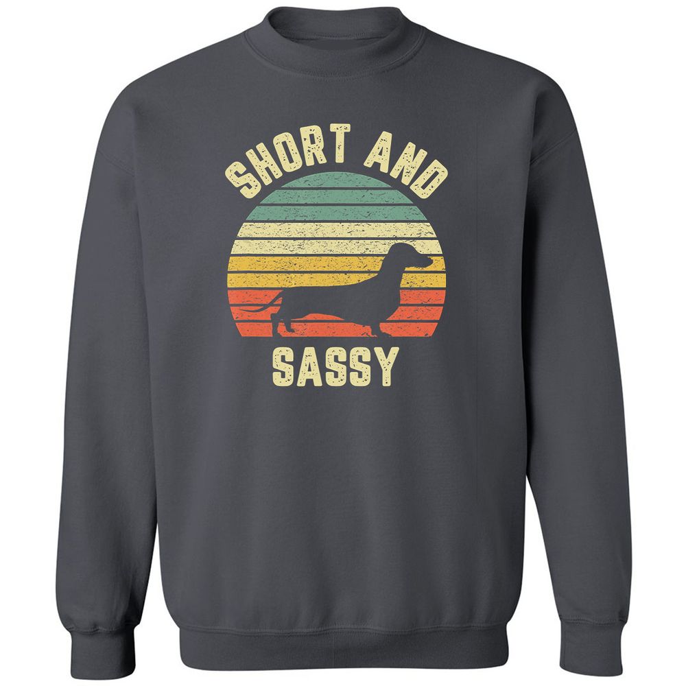 Classic Unisex Sweatshirt - W818PAQN - Charcoal - 7