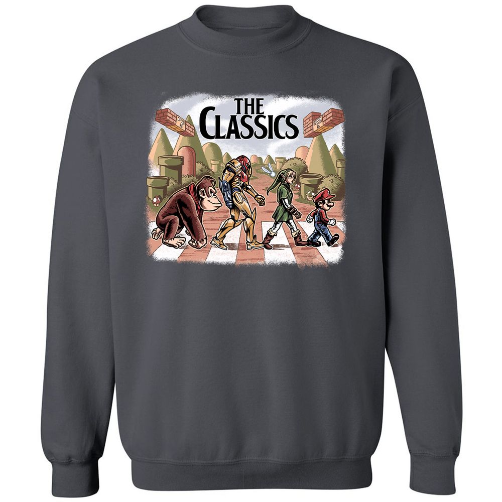 Classic Unisex Sweatshirt - TLSBRKJ1 - Charcoal - 7