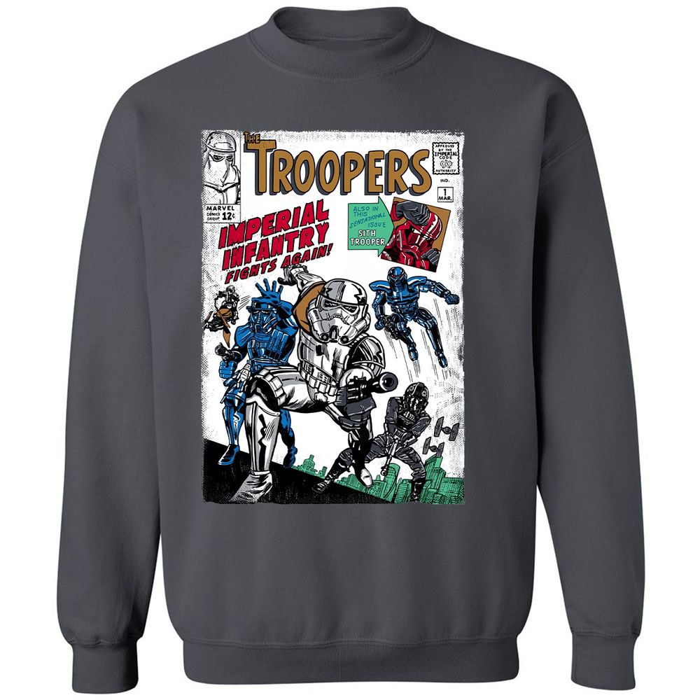 Classic Unisex Sweatshirt - SZ5CHWJ2 - Charcoal - 7