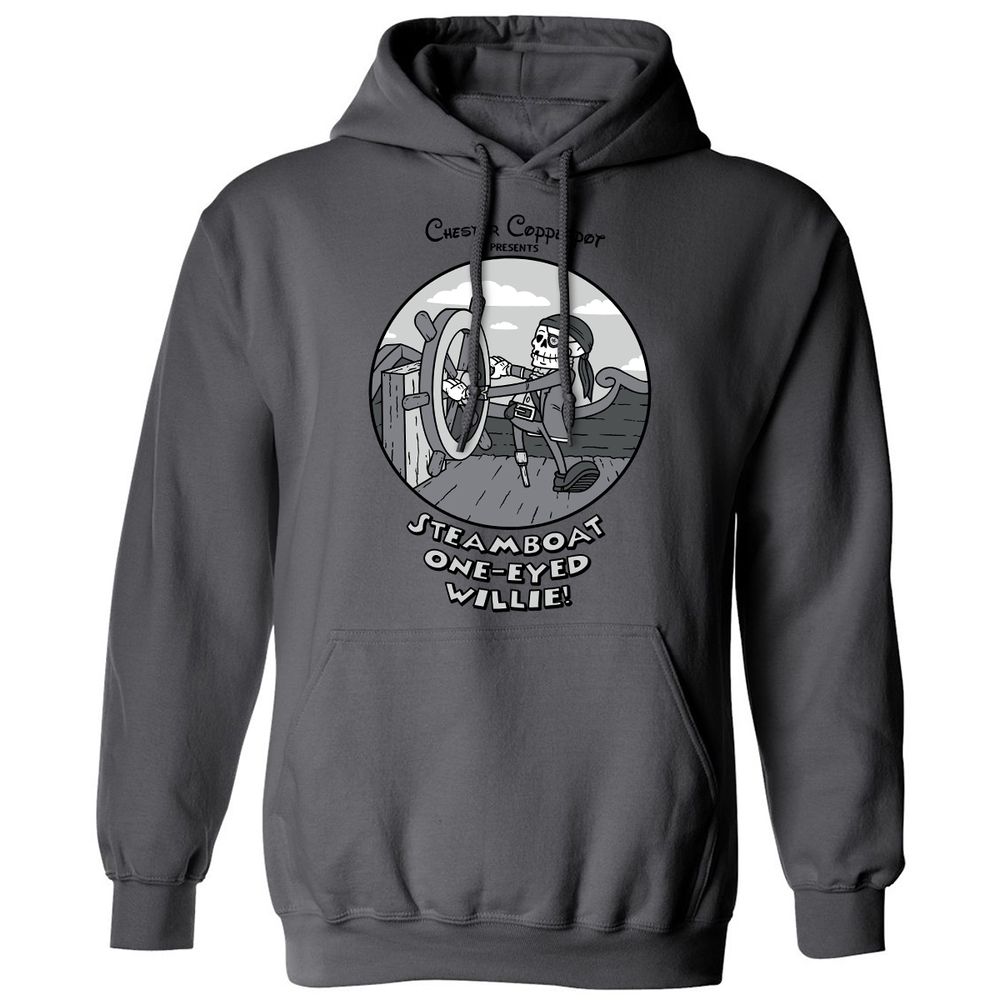 Classic Unisex Hoodie - UDW9EVH7 - Charcoal - 7