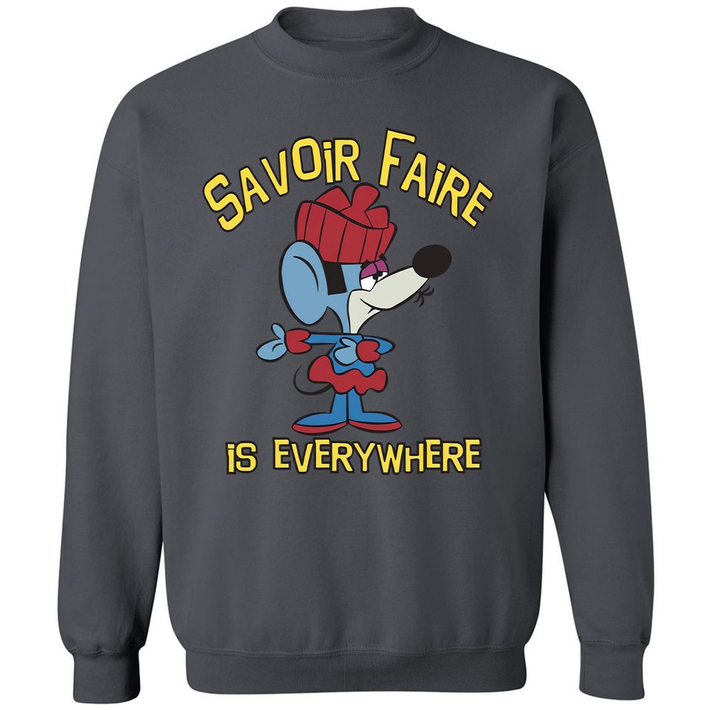 Classic Unisex Sweatshirt - 6ADU5NUK - Charcoal - 7