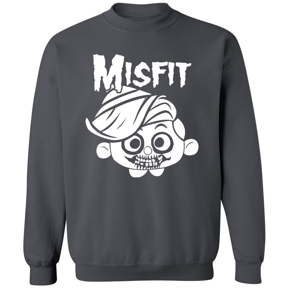 Classic Unisex Sweatshirt - EVJFJDSB - Charcoal - 7