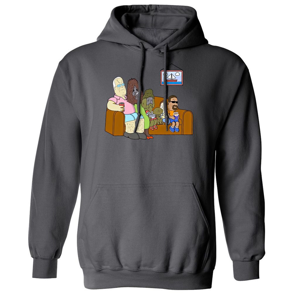 Classic Unisex Hoodie - 3UQCPCSB - Charcoal - 7