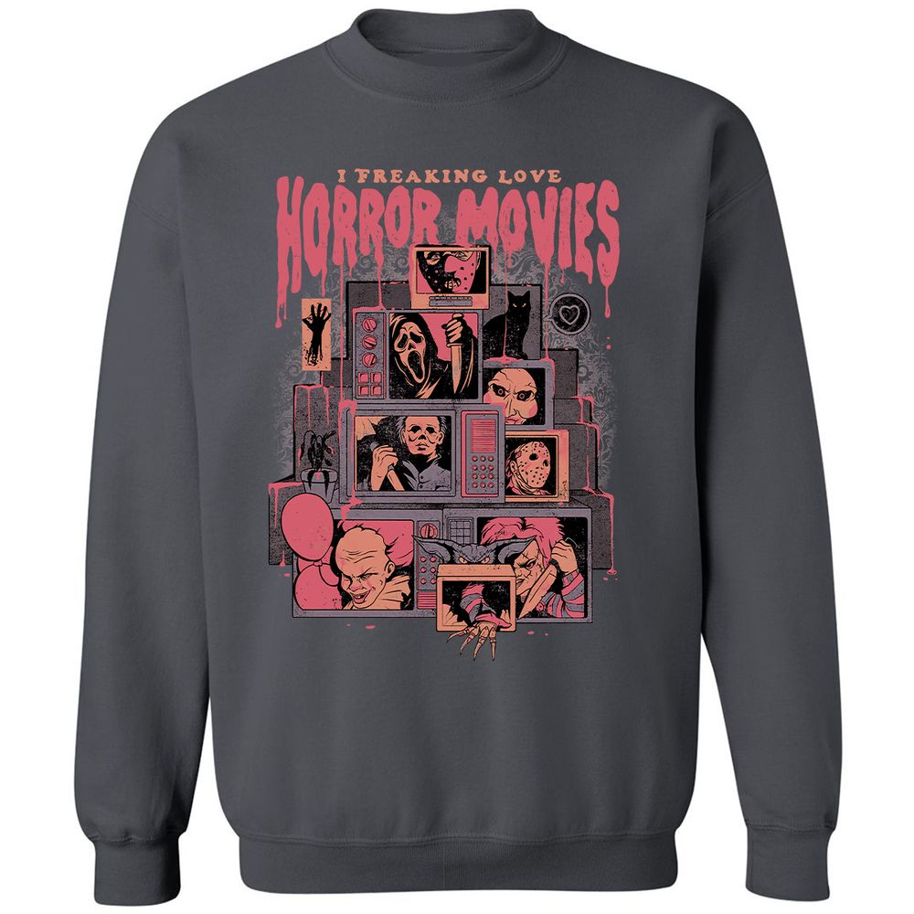 Classic Unisex Sweatshirt - C95R16MQ - Charcoal - 7