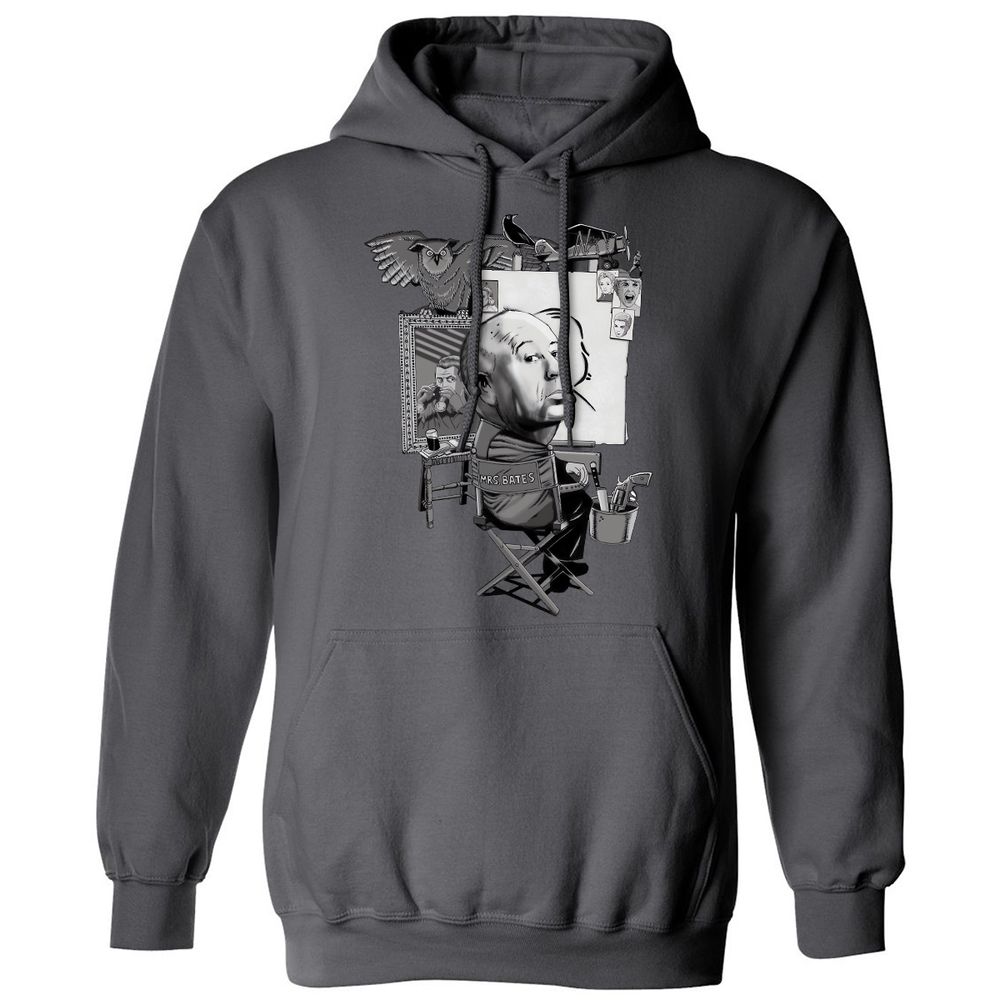 Classic Unisex Hoodie - Q36LT1MZ - Charcoal - 7