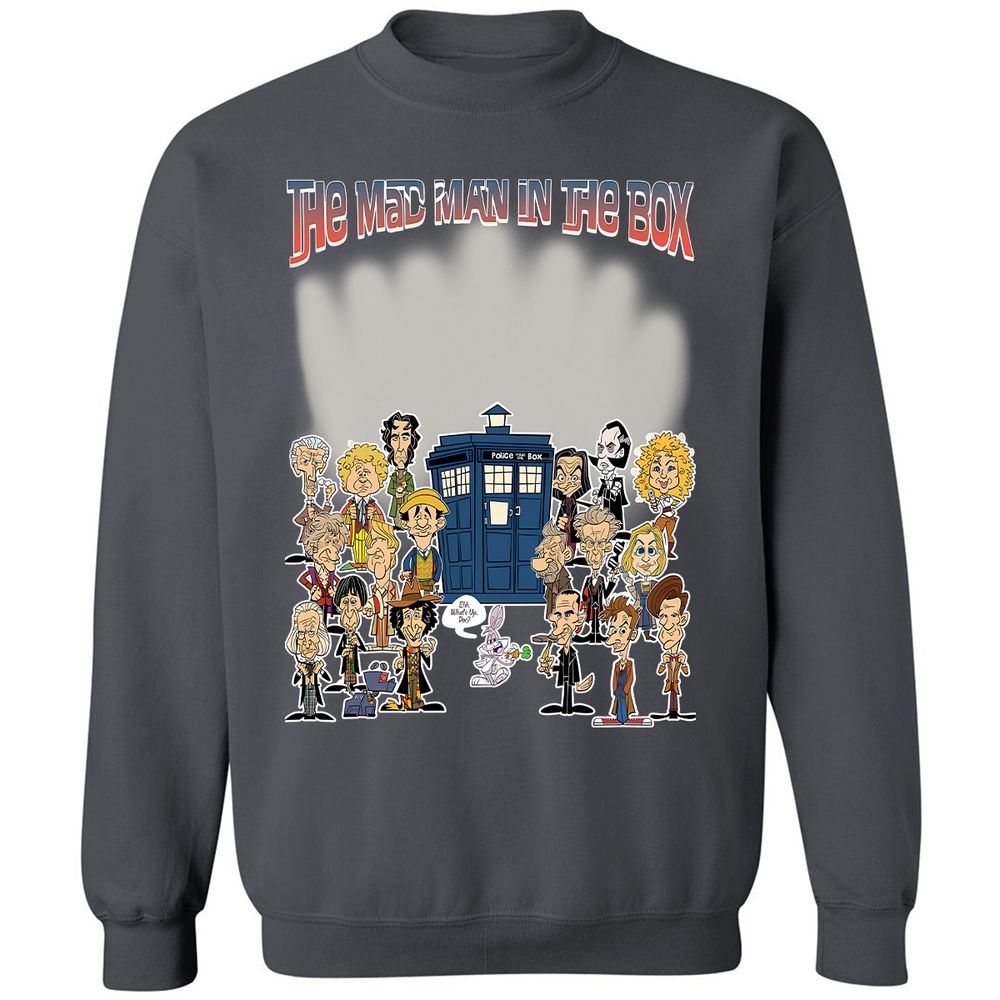 Classic Unisex Sweatshirt - LRES9AKH - Charcoal - 7