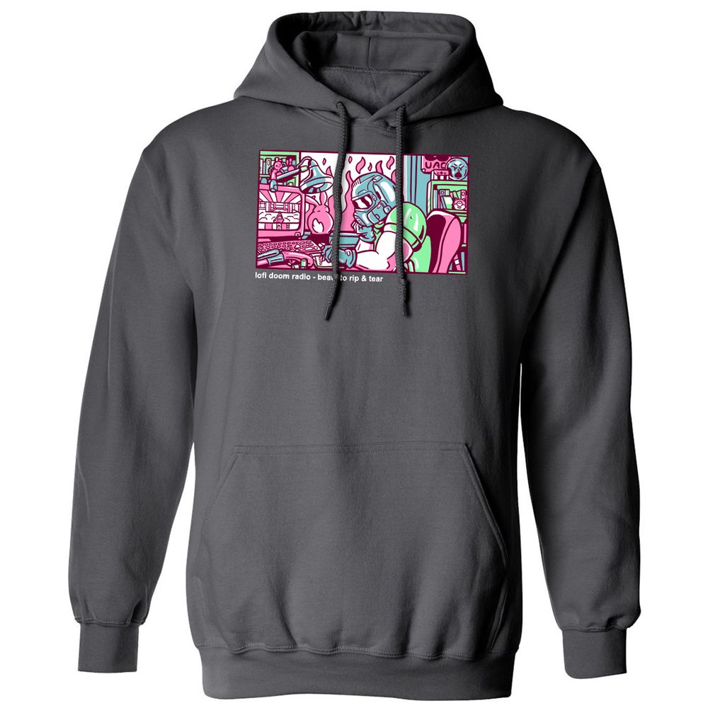Classic Unisex Hoodie - E7NZ3N2S - Charcoal - 7