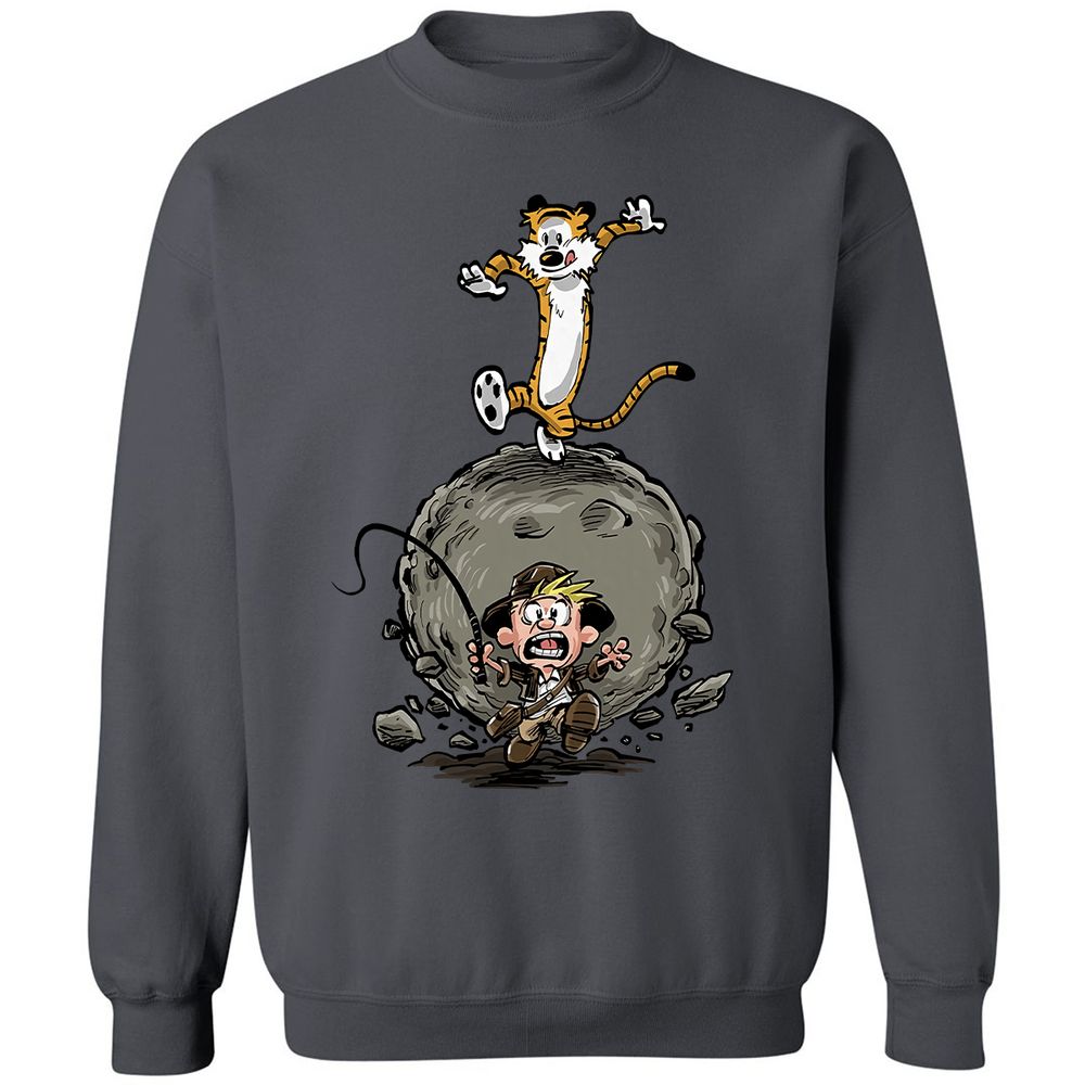 Classic Unisex Sweatshirt - M5A4DLBC - Charcoal - 7