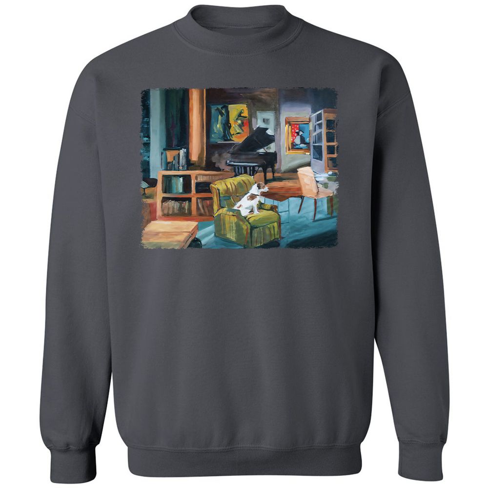 Classic Unisex Sweatshirt - F6C2893L - Charcoal - 7
