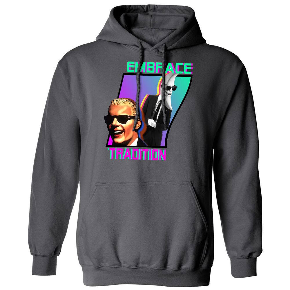 Classic Unisex Hoodie - UM231A69 - Charcoal - 7