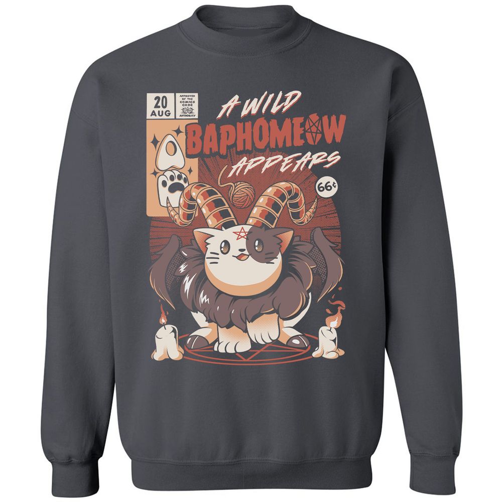 Classic Unisex Sweatshirt - V8FTQMF6 - Charcoal - 7