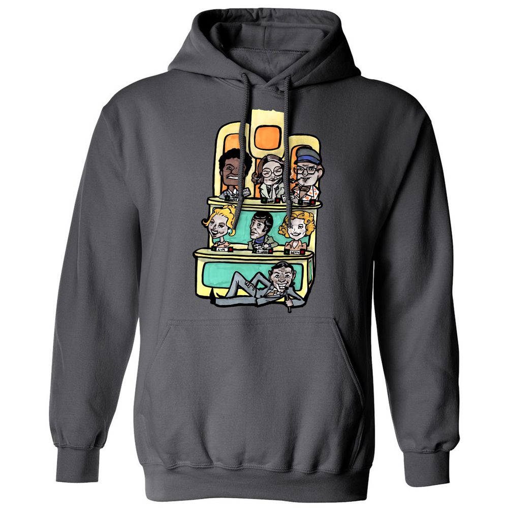 Classic Unisex Hoodie - XJBP51B9 - Charcoal - 7