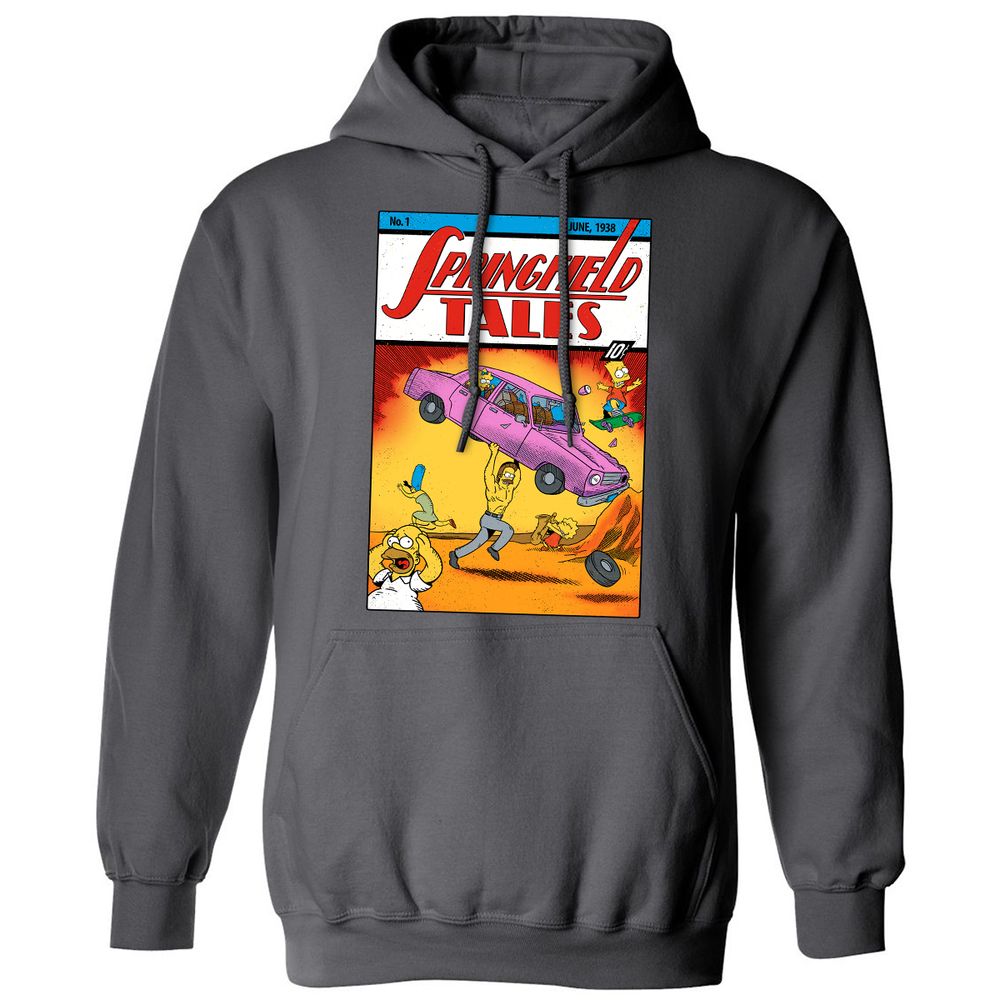 Classic Unisex Hoodie - 864166JE - Charcoal - 7