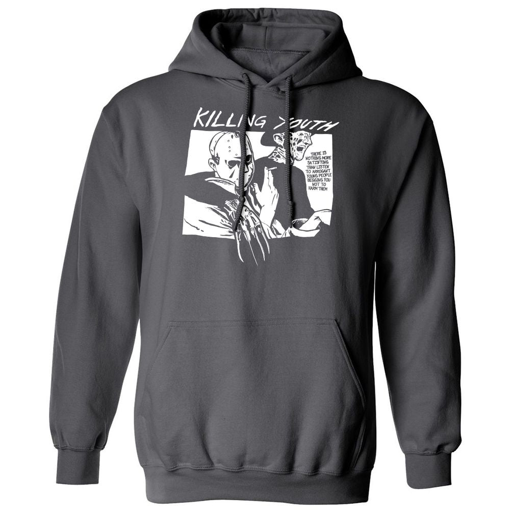 Classic Unisex Hoodie - WJK2T9W9 - Charcoal - 7