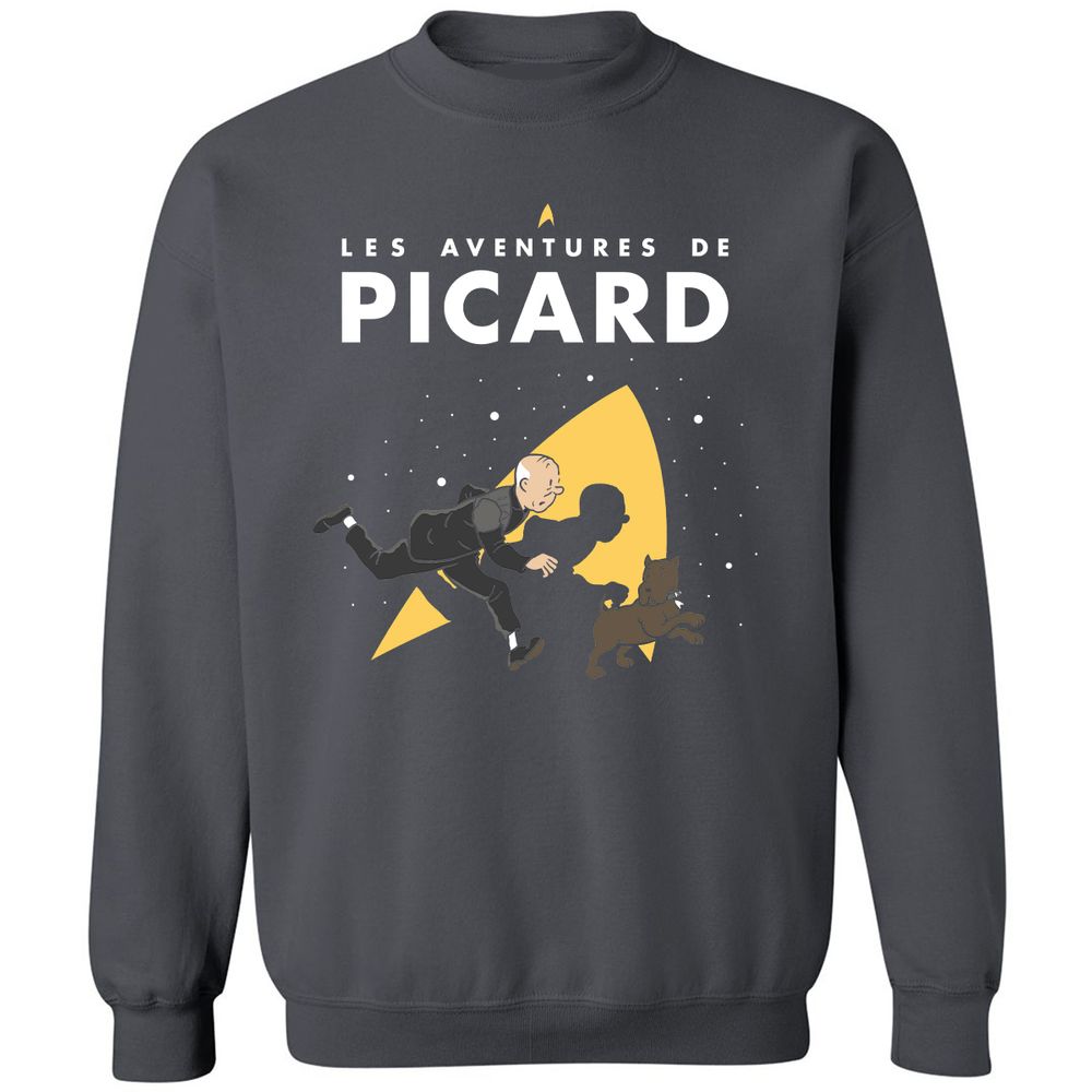 Classic Unisex Sweatshirt - W3XJA6CT - Charcoal - 7