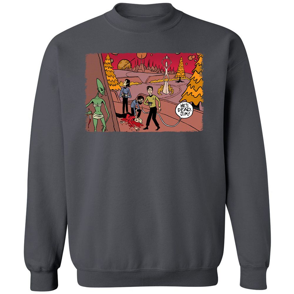 Classic Unisex Sweatshirt - 1XHBAAFB - Charcoal - 7