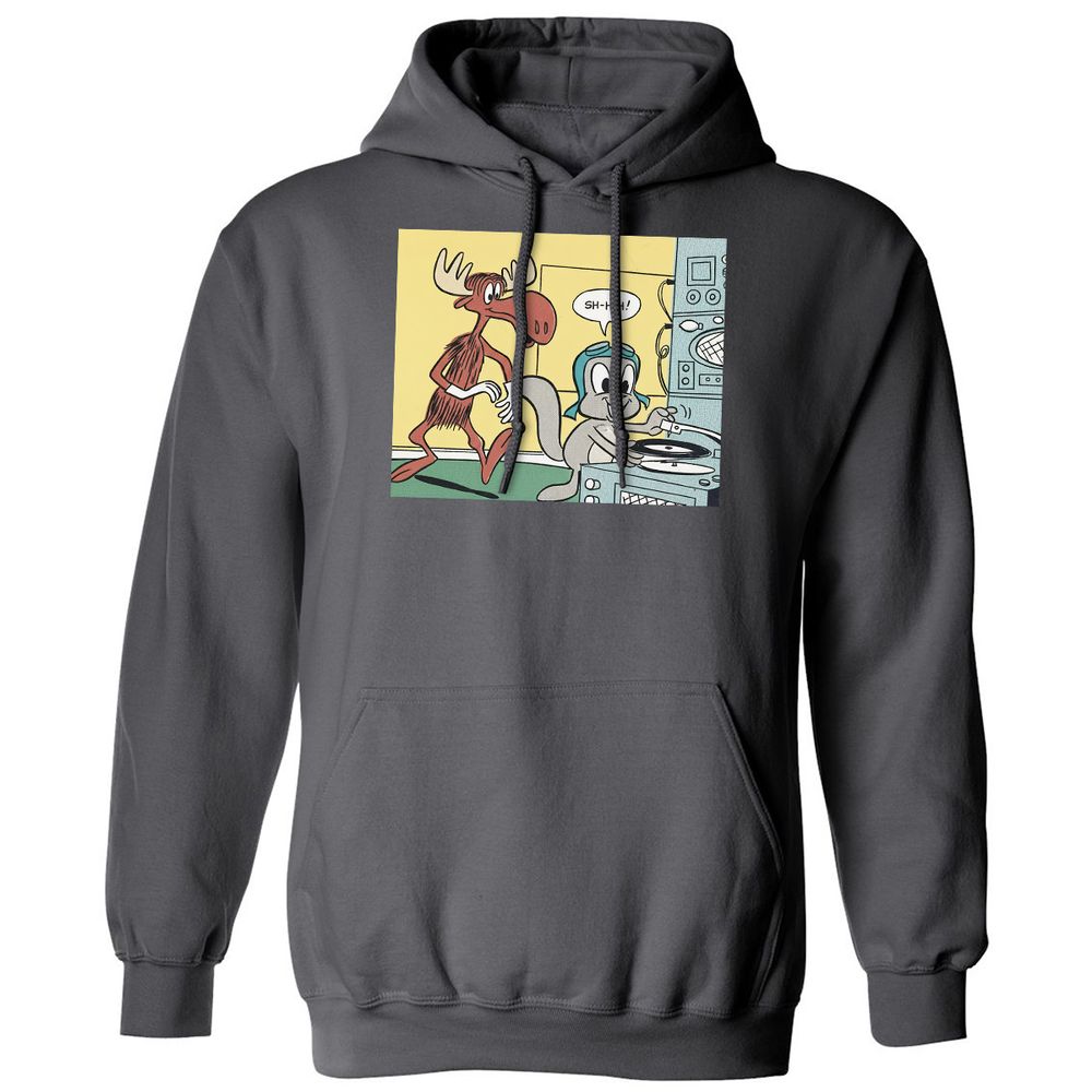 Classic Unisex Hoodie - EGLEH9PG - Charcoal - 7