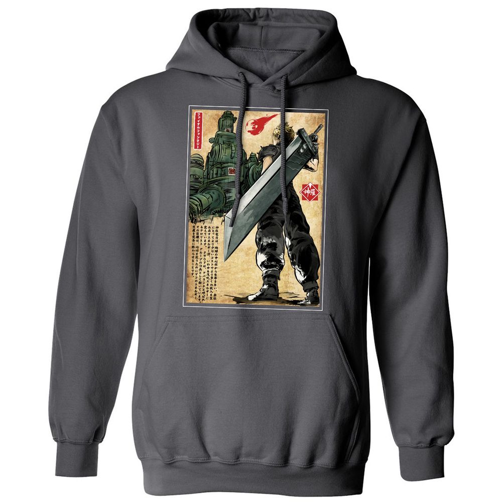 Classic Unisex Hoodie - WJY6436H - Charcoal - 7