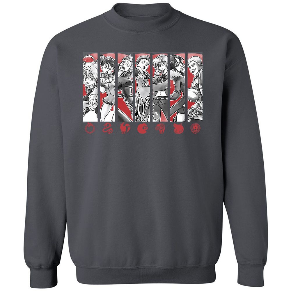 Classic Unisex Sweatshirt - 2KPS8ADF - Charcoal - 7
