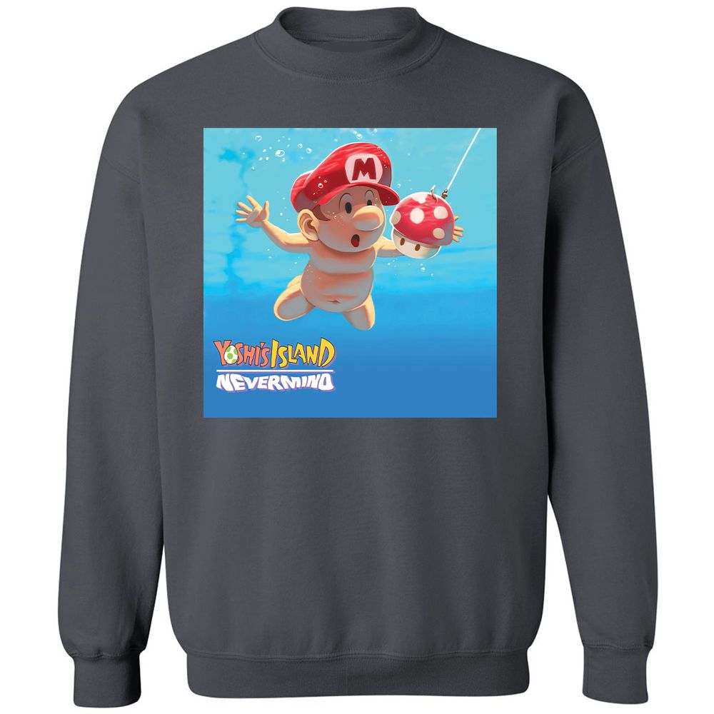 Classic Unisex Sweatshirt - 6H8APWLY - Charcoal - 7