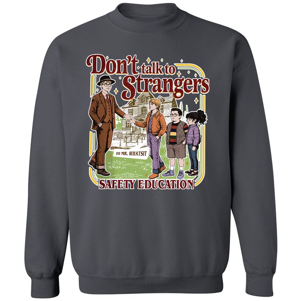 Classic Unisex Sweatshirt - X6TS76DU - Charcoal - 7