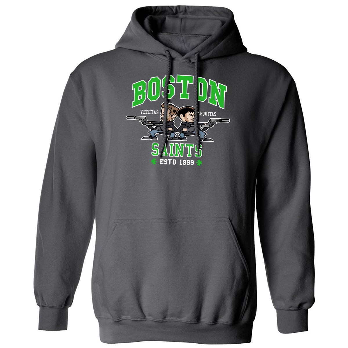 Classic Unisex Hoodie - DVB7NR8P - Charcoal - 7