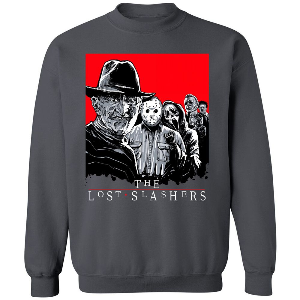 Classic Unisex Sweatshirt - PDCLUQNN - Charcoal - 7