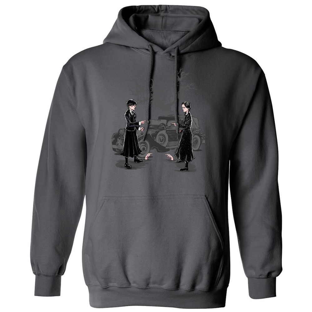 Classic Unisex Hoodie - TZF8MN2E - Charcoal - 7