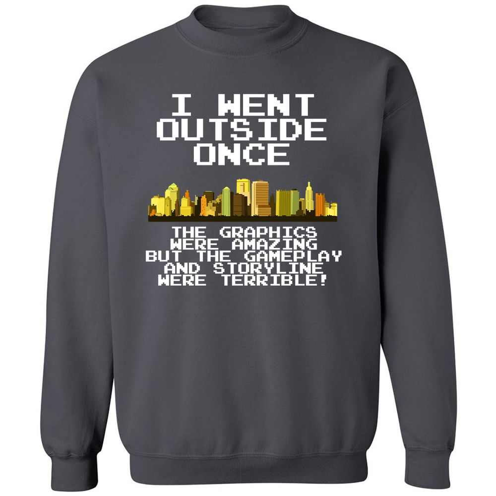 Classic Unisex Sweatshirt - QDWGMGUT - Charcoal - 7