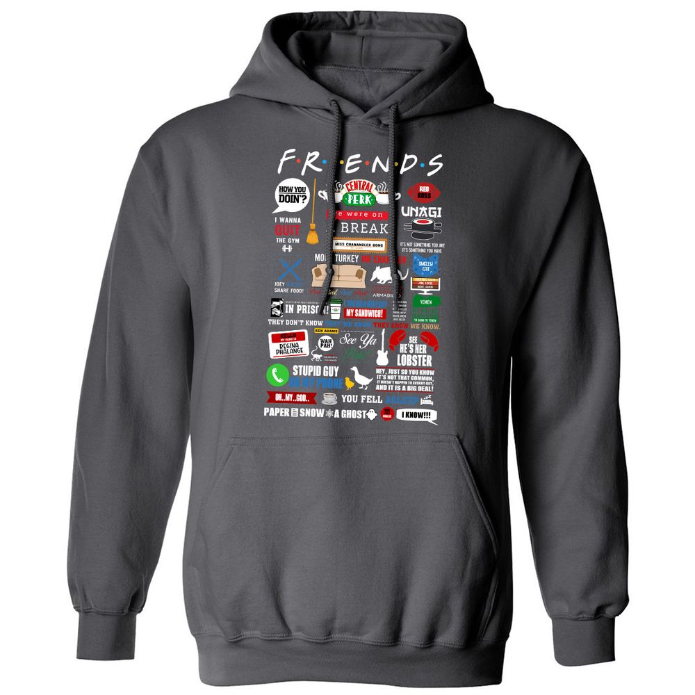 Classic Unisex Hoodie - QU5ZY4EX - Charcoal - 7