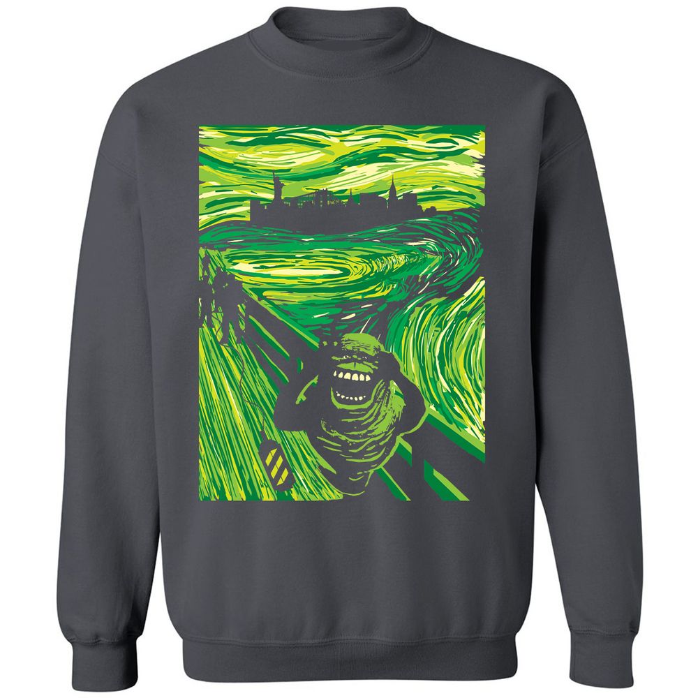 Classic Unisex Sweatshirt - URVC9DW9 - Charcoal - 7