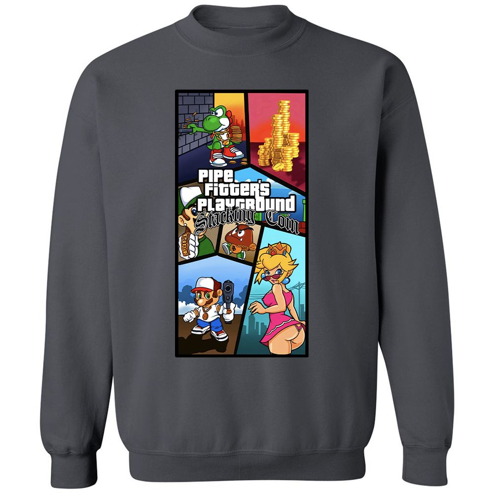 Classic Unisex Sweatshirt - YYBRFW8L - Charcoal - 7