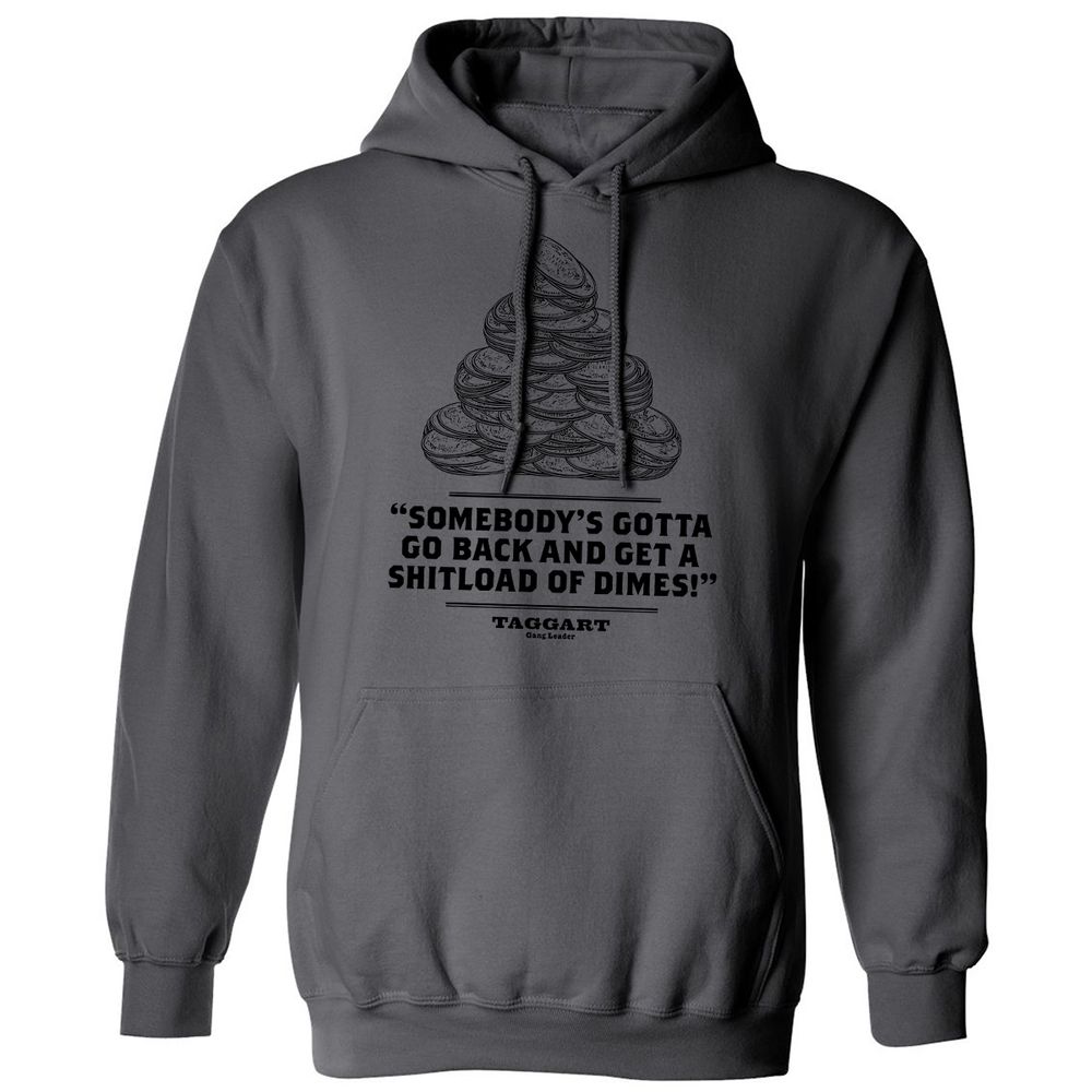Classic Unisex Hoodie - QFLZG9TD - Charcoal - 7