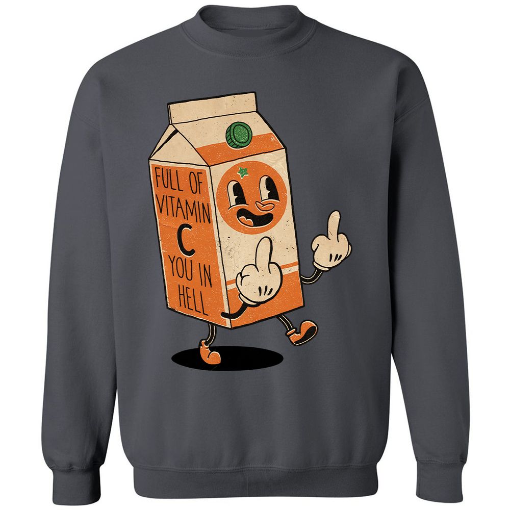Classic Unisex Sweatshirt - KNNJH3KE - Charcoal - 7