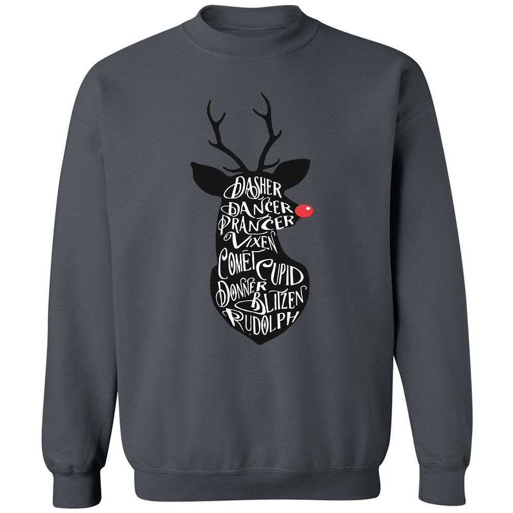 Classic Unisex Sweatshirt - X2XC777F - Charcoal - 7