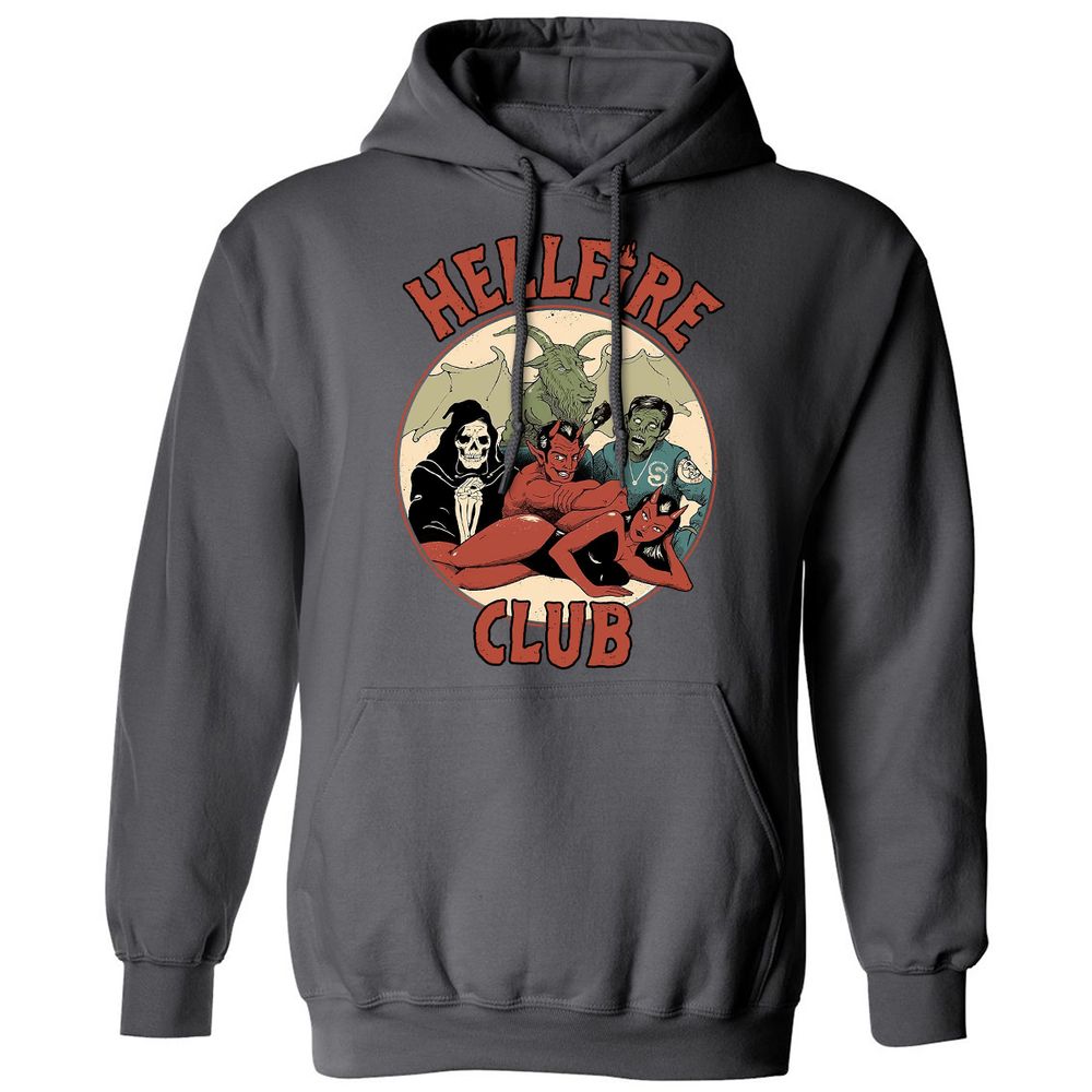 Classic Unisex Hoodie - M5DMYYHX - Charcoal - 7