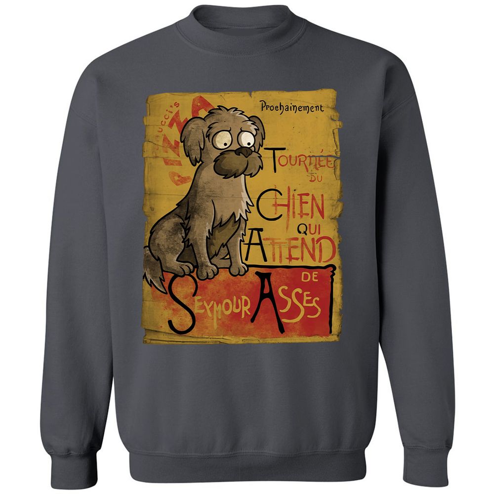 Classic Unisex Sweatshirt - TQRERRJT - Charcoal - 7