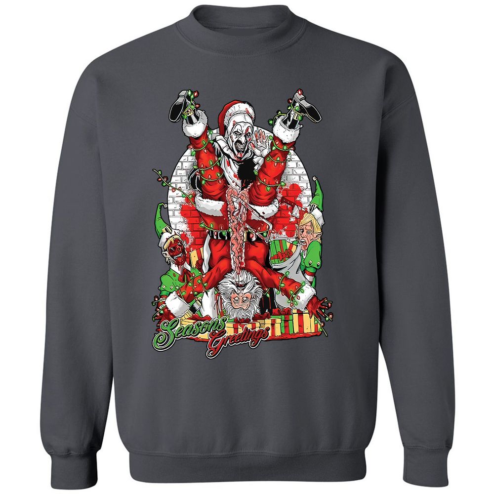 Seasons Greetings - Charcoal - 7