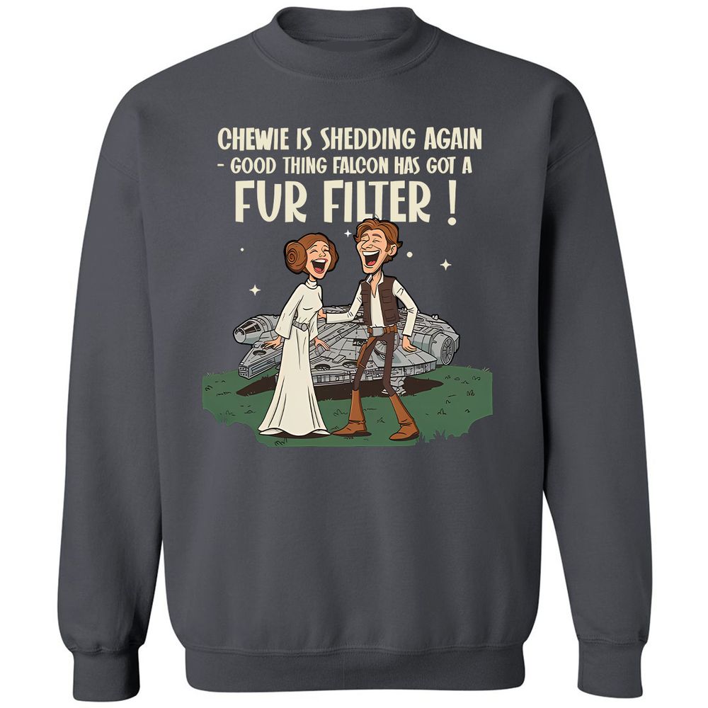 Classic Unisex Sweatshirt - LYDVTA68 - Charcoal - 7