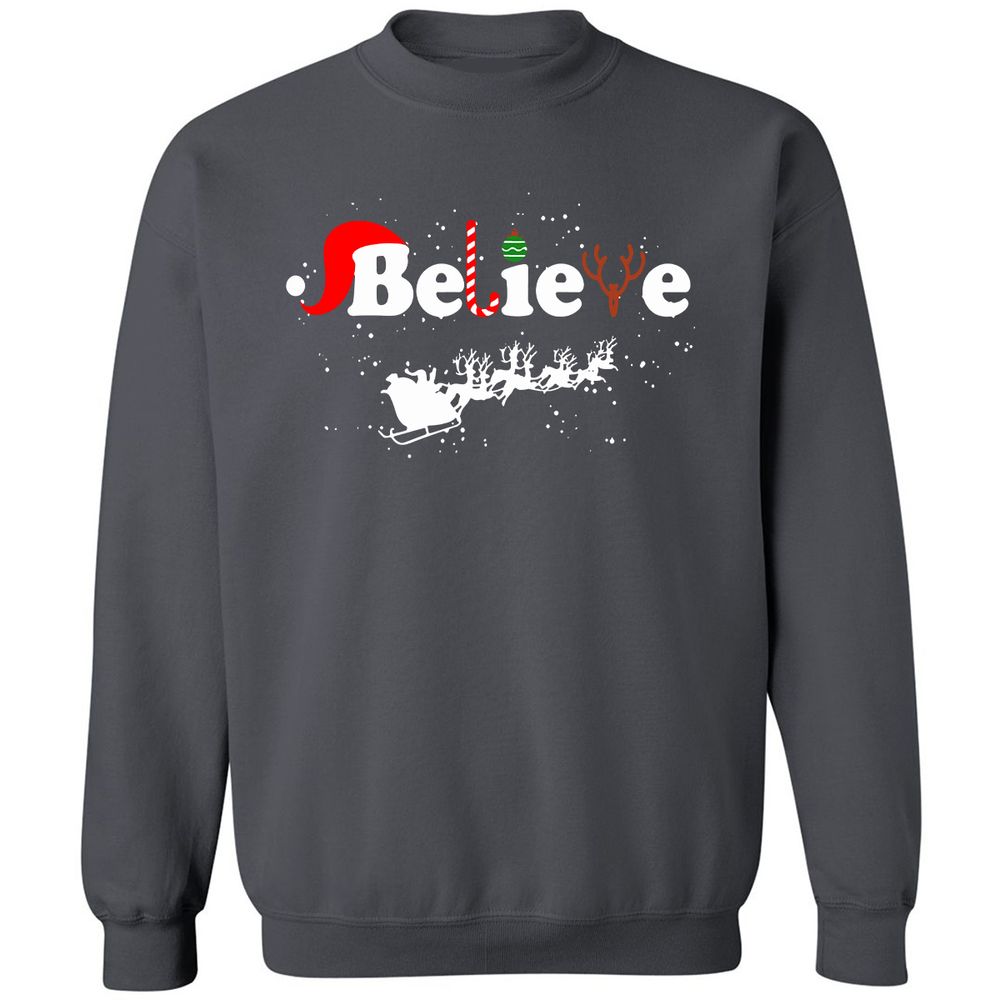 Classic Unisex Sweatshirt - KX5Q2LXY - Charcoal - 7