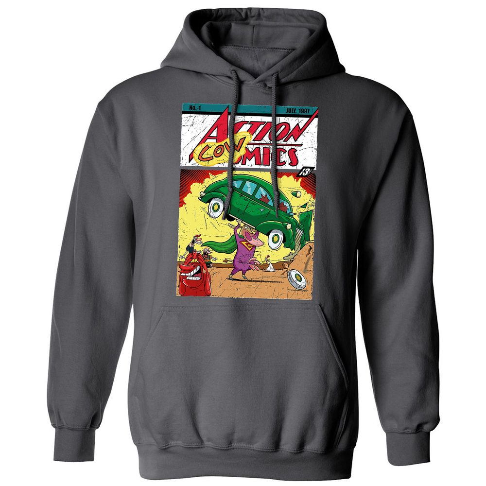 Classic Unisex Hoodie - 9618B2XL - Charcoal - 7