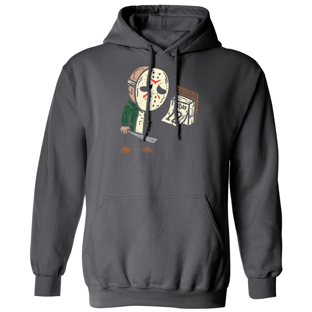Classic Unisex Hoodie - G73H8T2Y - Charcoal - 7